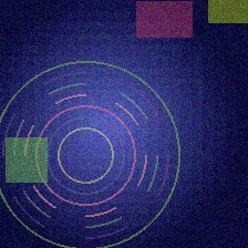 Tampered hologram sample