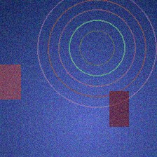 Tampered hologram sample