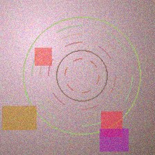 Tampered hologram sample