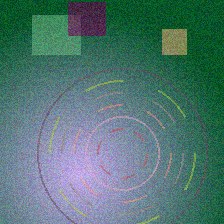 Tampered hologram sample