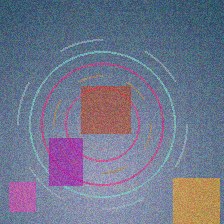 Tampered hologram sample