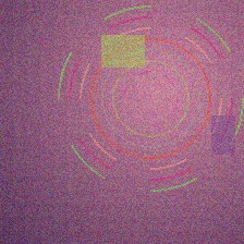 Tampered hologram sample